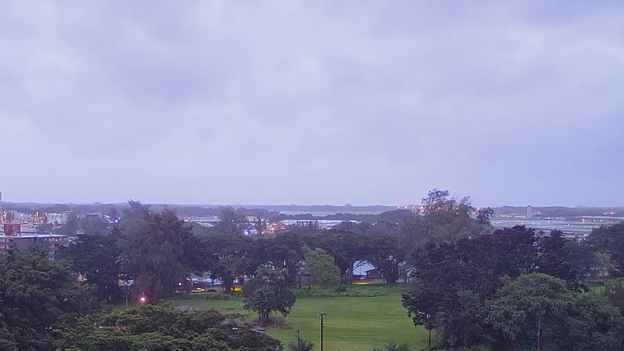 Sunrise reveals deteriorating conditions as Lala hits Big Island