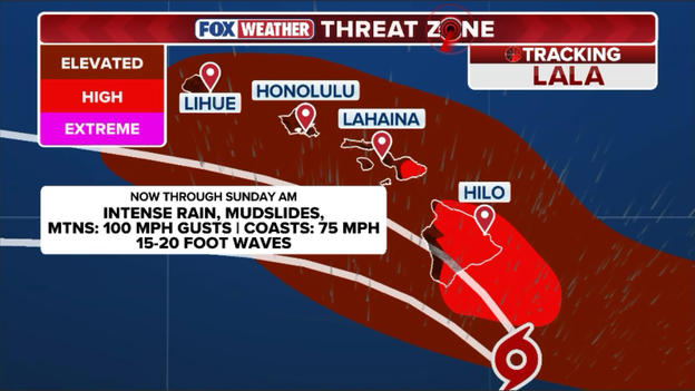 Big Island braces for potentially historic landfall as Lala nears