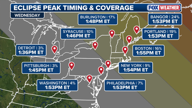 When and where to catch today's partial eclipse in the US