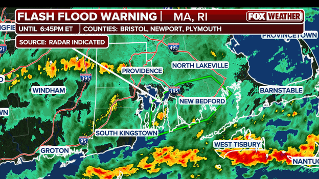 Nor’easter’s first Flash Flood Warning issued for parts of Massachusetts, Rhode Island