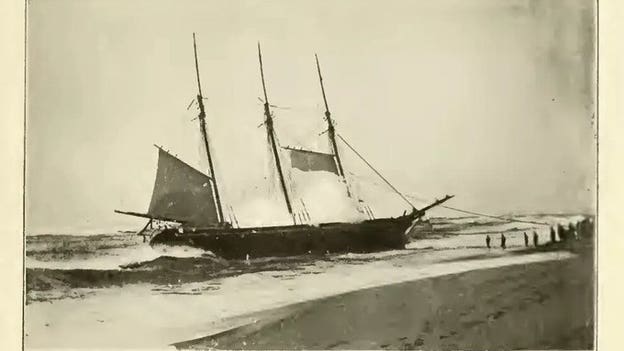Nor’easter erosion uncovers 19th-Century shipwreck on Nantucket