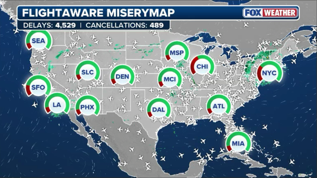 Expect long waits as nationwide flight disruptions top 5,000