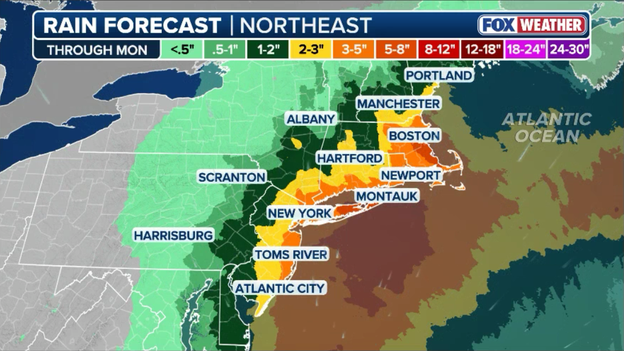 Heavy rain threat ramps up: Where the highest rainfall totals will fall