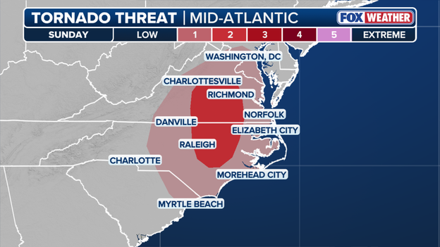 Isaias brings renewed tornado threat to Carolinas, Mid-Atlantic