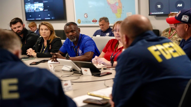 State and federal officials coordinate Isaias response in Tallahassee