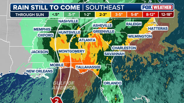 Torrents of rain to impact 26 states as storm tracks inland