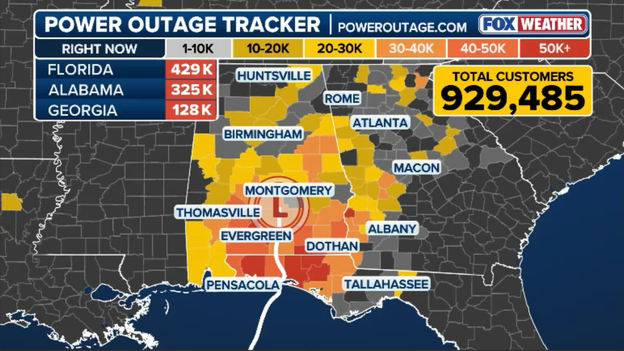 Over 1 million Americans in the dark as Isaias outages surge