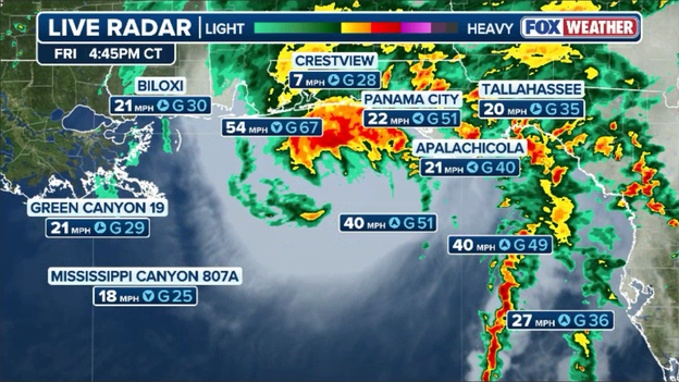 Hours from landfall as conditions crash at the coast