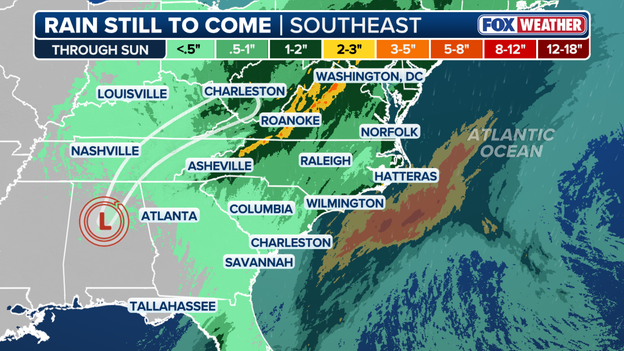 Flash flooding threat continues as post-tropical Isaias moves toward Tennessee