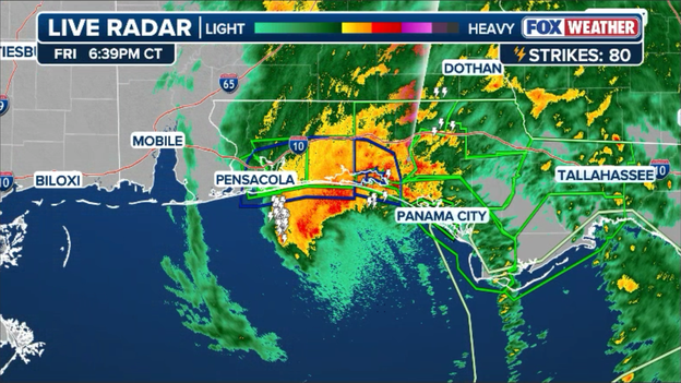 Eyewall roaring ashore as Isaias nears landfall