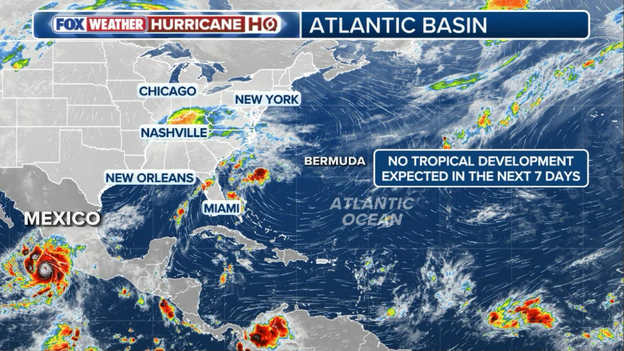 Calm after Isaias: Atlantic basin shuts down for the next week