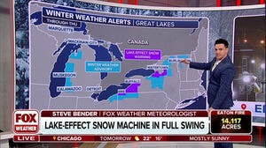 Lake-effect snow wallops New York with snow