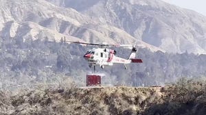 Firefighting efforts near NASA's JPL/Caltech in California 