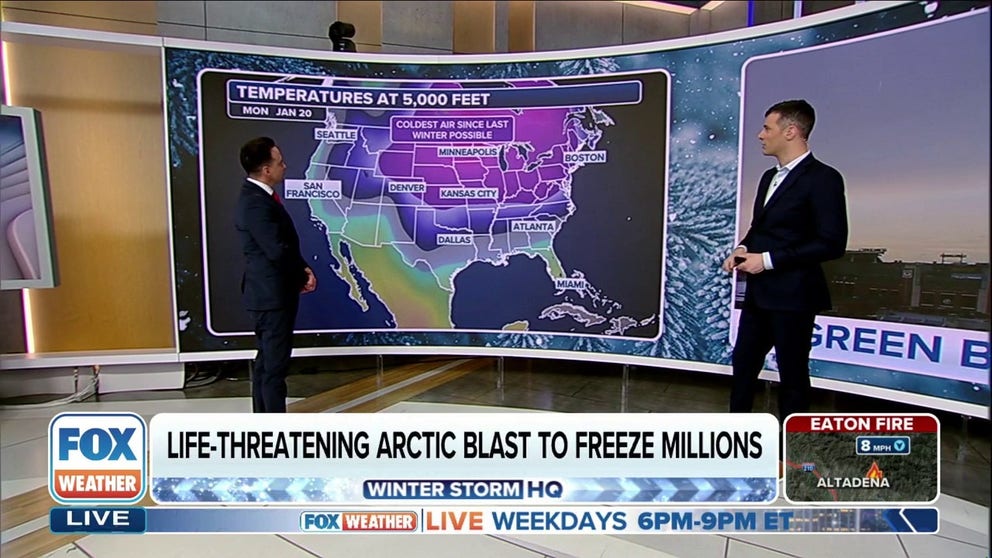 The coldest air of the season yet is expected to spill into the U.S., starting this weekend. It could set records in parts of the country.