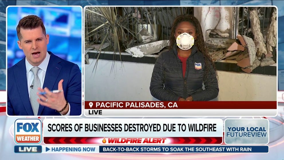 FOX Weather Correspondent Brandy Campbell is reporting live from Pacific Palisades with the latest on the firefight.