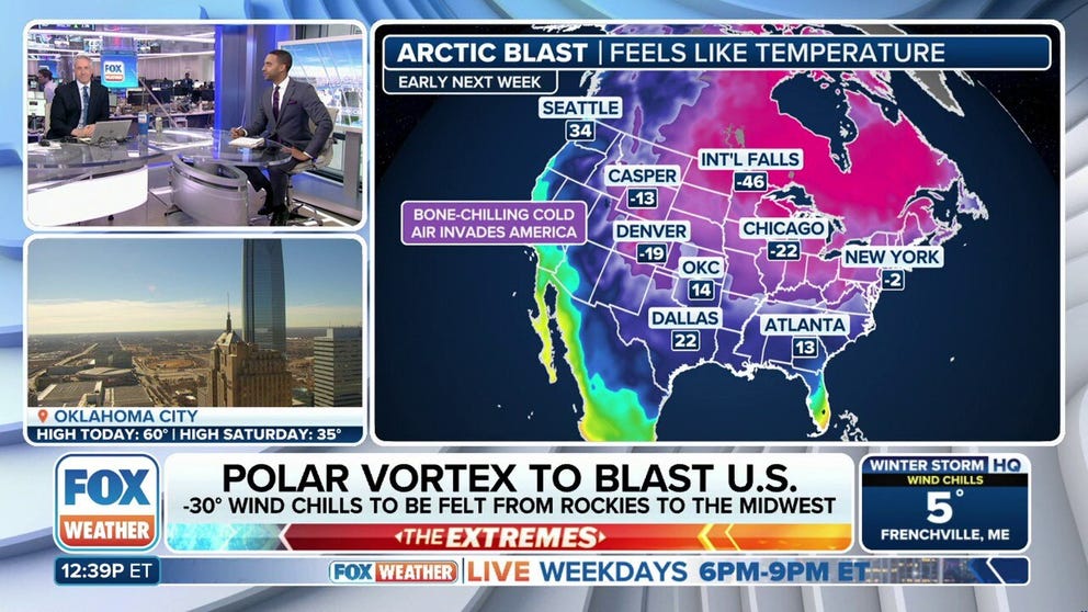 Polar vortex to blast US with life-threatening cold next week | Latest ...