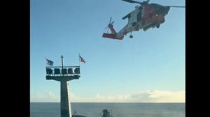 Coast Guard rescues fishermen after vessel capsizes off Alaska