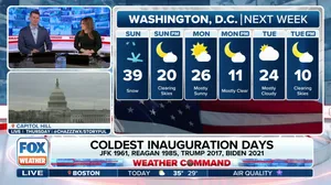 Inauguration Day could see sub-freezing temperatures