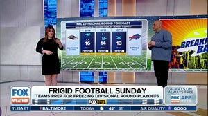 Frigid Sunday for NFL Divisional Round playoff games 