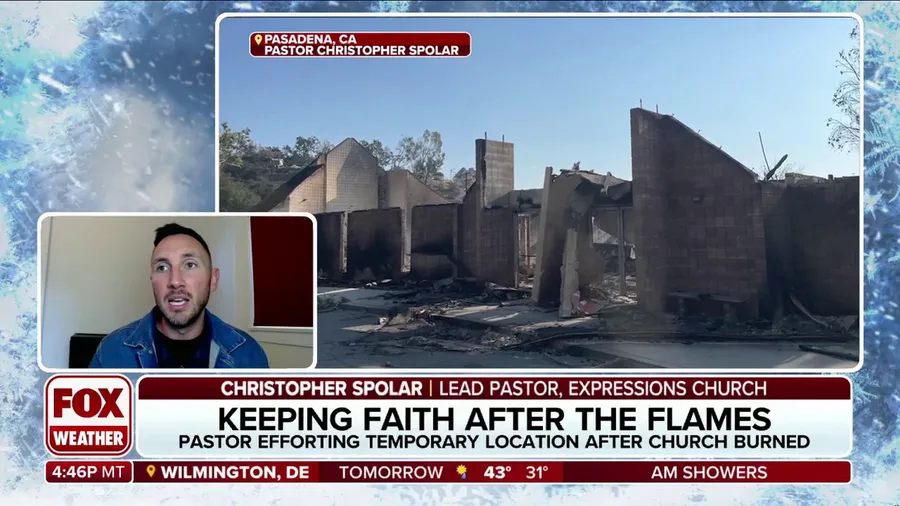 Pasadena church destroyed by California wildfire