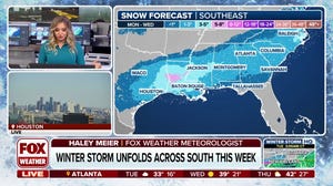 Winter weather alerts in place from Texas to Florida 