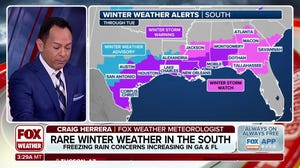 Rare winter storm has millions across South preparing for heavy snow, ice