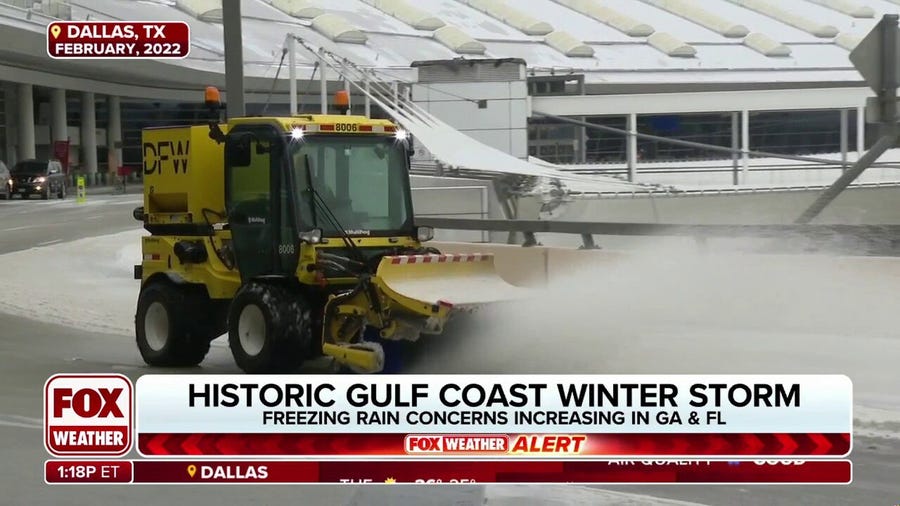 Houston airports prepare for Gulf Coast winter storm 