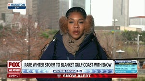 Kiyana Lewis is live from Houston to share the latest reports on the frigid temperatures that will sweep the area