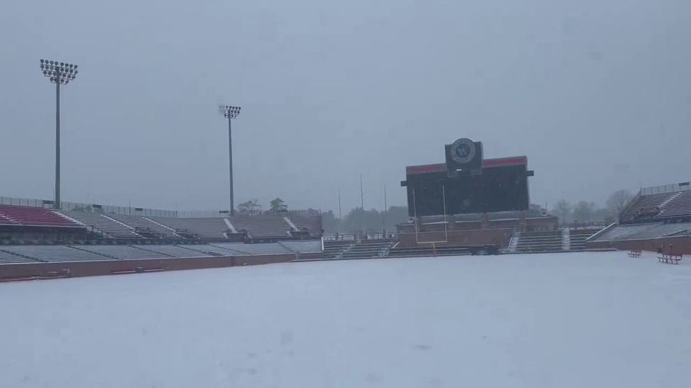 Areas throughout Alabama experience heavy snow amid an record-breaking historic winter storm spread across in the Southern U.S.