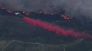 Firefighters Attack Hughes Fire In Southern California