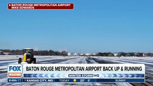 Baton Rouge airport back open after historic snowstorm this week