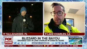 Historic winter weather blankets Louisiana