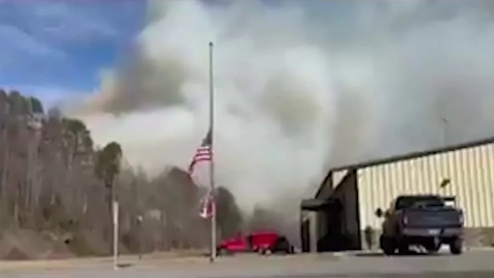 As parts of western North Carolina are still devastated from Helene, a wildfire erupted on Wednesday near Black Mountain and Old Fort.