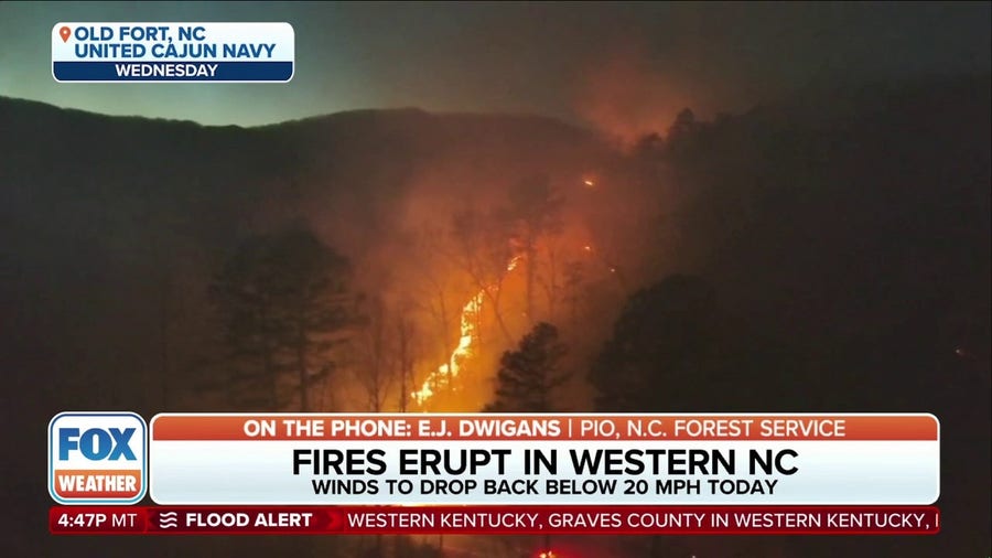 Western North Carolina wildfire update