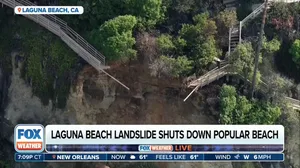 Laguna Beach landslide shuts down popular beach