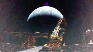 Lunar lander captures Earth eclipse 