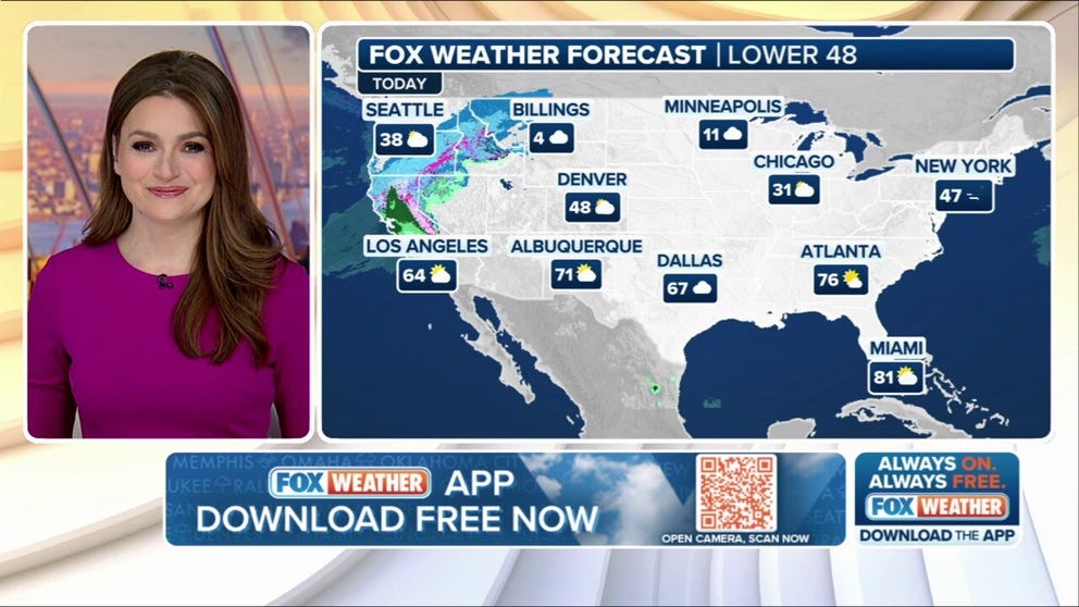 FOX Weather has you covered with the breaking forecasts and weather news headlines for your Weather in America on Tuesday, February 4, 2025. Get the latest from FOX Weather Meteorologist Britta Merwin.