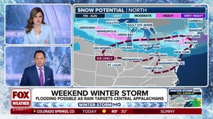 Weekend winter storm eyes same areas hit earlier in week