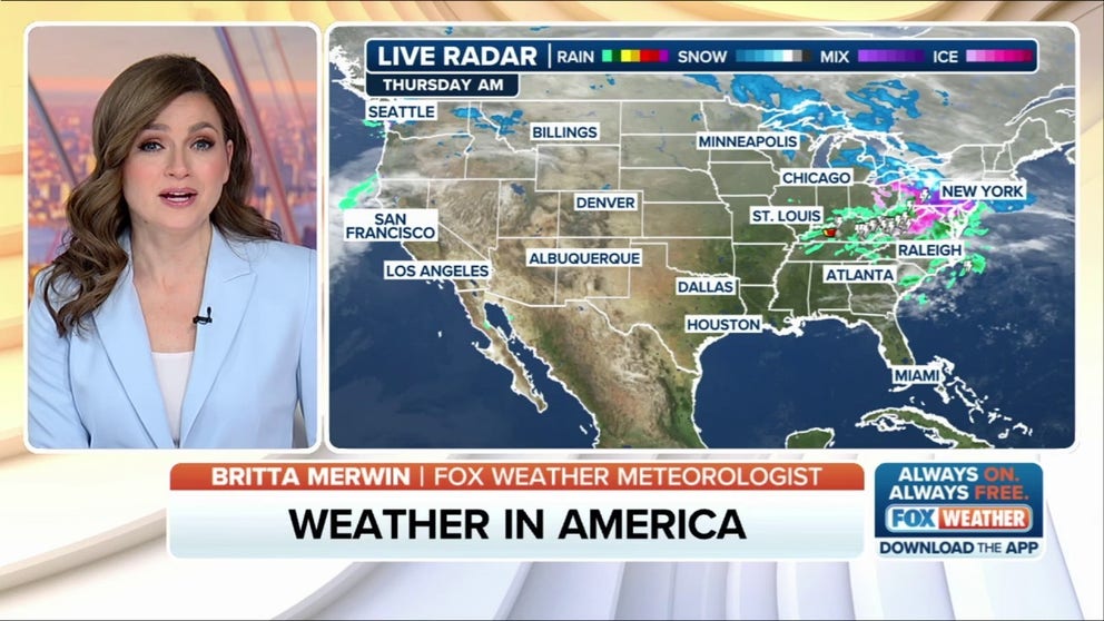 FOX Weather has you covered with the breaking forecasts and weather news headlines for your Weather in America on Thursday, February 6, 2025. Get the latest from FOX Weather Meteorologist Britta Merwin.