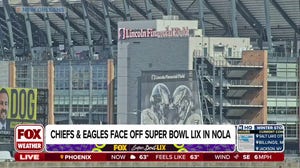 Warm weather in store for Chiefs vs Eagles in New Orleans