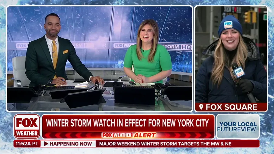 New York City under a Winter Storm Watch 