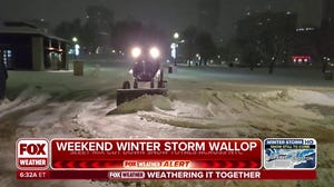 Boston digs out from several inches of snow as winter storm begins to wind down