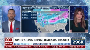 Series of winter storms to blast across US this week