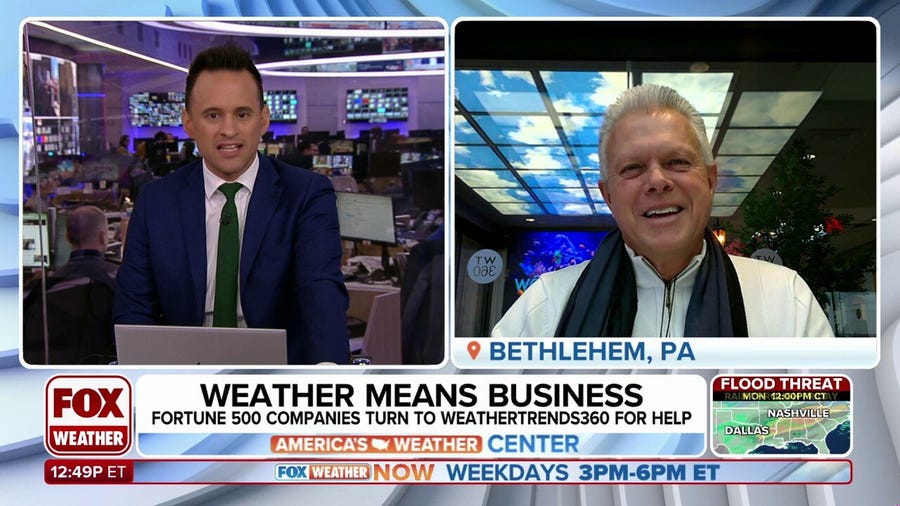 CEO of Weathertrends360 joins FOX Weather to discuss how the company helps businesses understand weather impacts