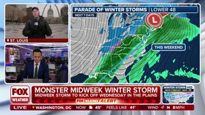 Parade of winter storms hitting Plains, Northeast this week 