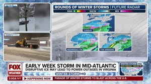 Millions across US on alert as parade of winter storms sweep across nation