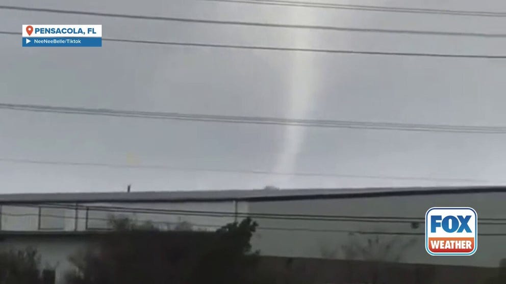 An EF-1-Tornado was discovered in this video recorded on February 11, 2025 near Pensacola, Florida. A National Weather Service Survey Team confirmed EF-1 damage from Twister.