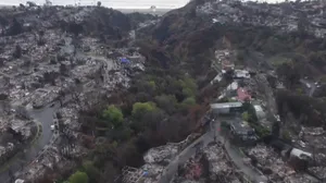 Potential mudslide preparations in Pacific Palisades, CA