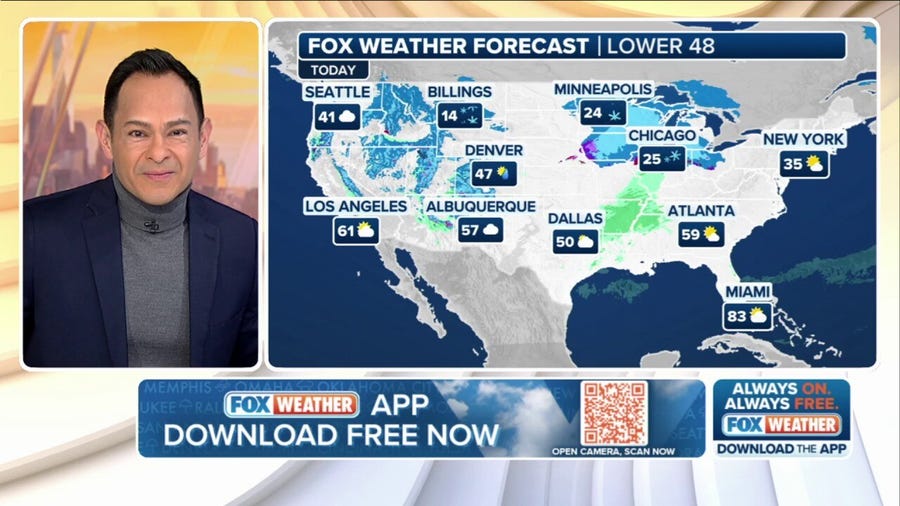 Weather in America: February 14, 2025