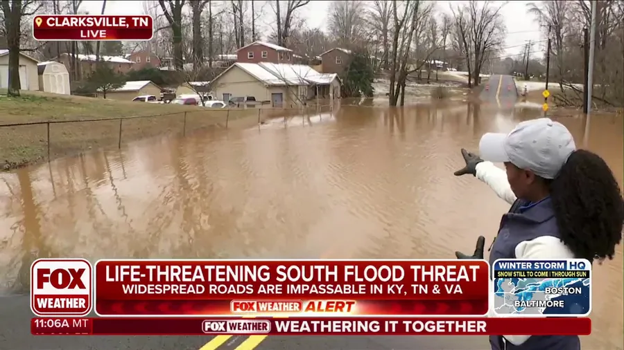 Deadly flash flooding event unfolding across Kentucky, Tennessee